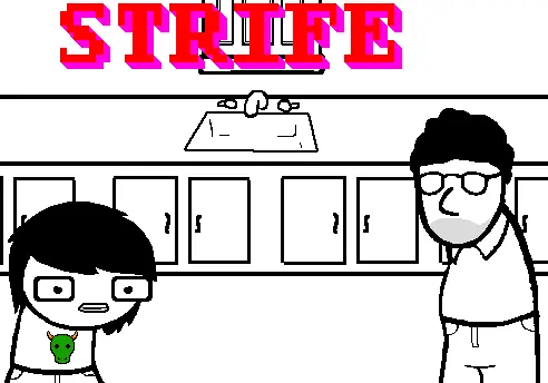 [S] Dan: STRIFE! logo