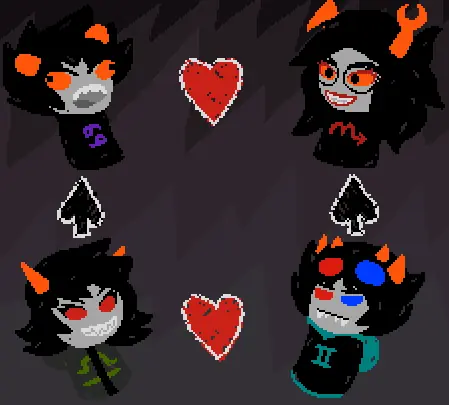 [S] Karkat: Confer with buddies. logo