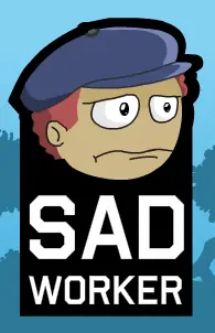 Sad Worker logo