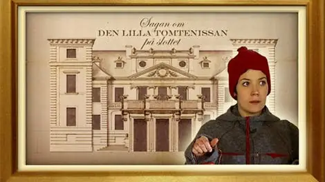 Sagan om den lilla tomtenissan pa slottet logo
