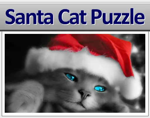 Santa Cat Puzzle logo