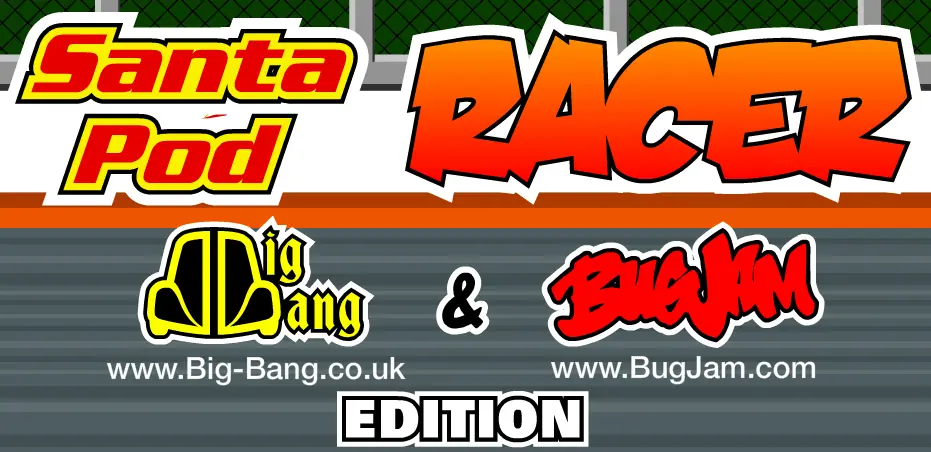Santa Pod Racer Big Bang & BugJam Edition logo