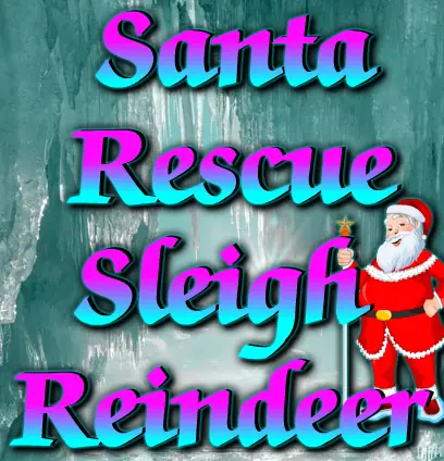Santa Rescue Sleigh Reindeer logo