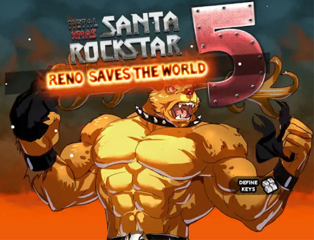 Santa Rockstar Metal Xmas 5 logo