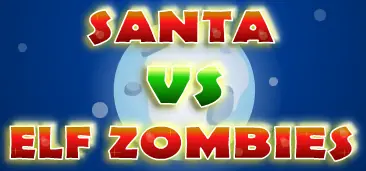 Santa vs Elf Zombies logo