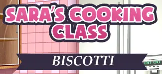 Sara's Cooking Class: Biscotti logo