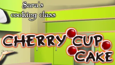Sara's Cooking Class: Cherry Cupcake logo