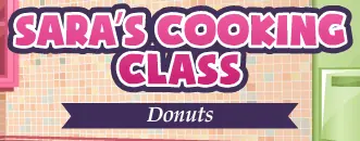 Sara's Cooking Class: Donuts logo