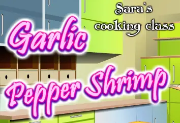 Sara's Cooking Class: Garlic Pepper Shrimp logo