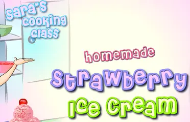 Sara's Cooking Class: Homemade Strawberry Ice Cream logo