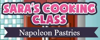 Sara's Cooking Class: Napoleon Pastries logo