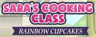 Sara's Cooking Class: Rainbow Cupcakes logo