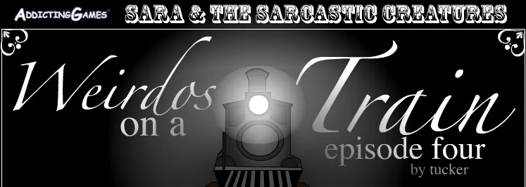 Sara & The Sarcastic Creatures 4: Weirdos on a Train logo