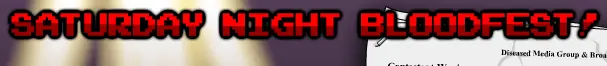 Saturday Night Blood Fest logo