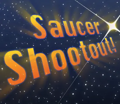 Saucer Shootout! logo