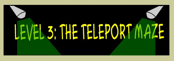 Save The Blobs Level 3: The Teleport Maze logo