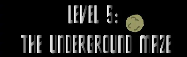 Save The Blobs Level 5: The Underground Maze logo