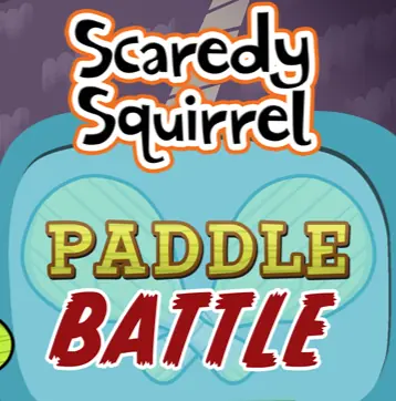 Scaredy Squirrel: Paddle Battle logo