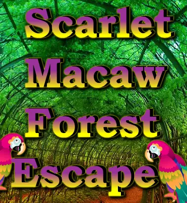 Scarlet Macaw Forest Escape logo