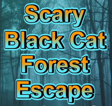 Scary Black Cat Forest Escape logo