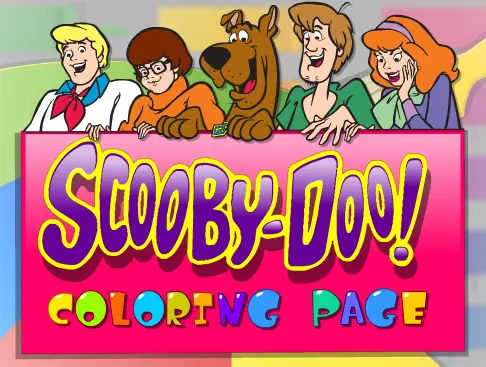 Scooby-Doo!: Coloring Page logo