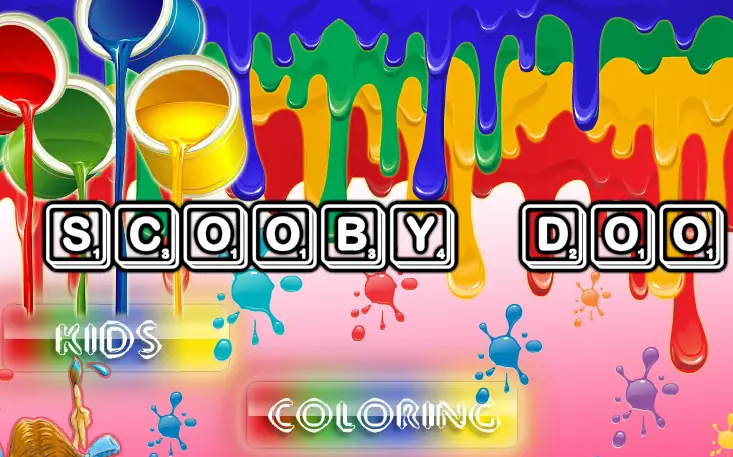 Scooby Doo Kids Coloring logo