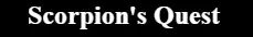 Scorpion's Quest logo