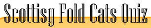 Scottisg Fold Cats Quiz logo