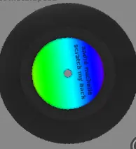 Scratching logo