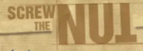 Screw the Nut logo