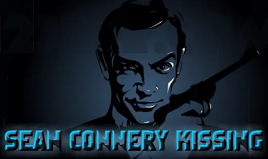 Sean Connery Kissing logo