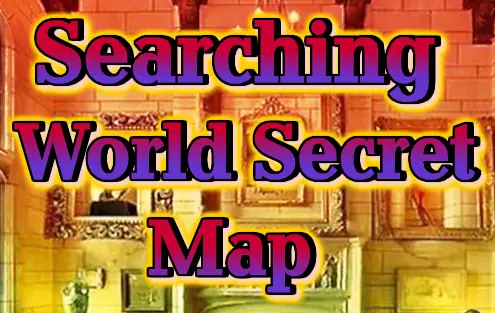 Searching World Secret map logo