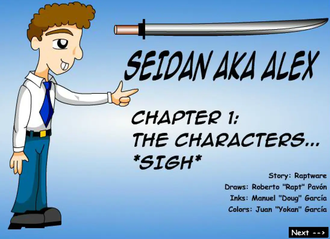 Seidan Aka Alex - Chapter 1: The Characters logo