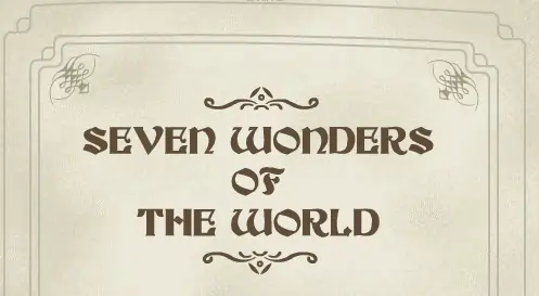 Seven Wonders of The World logo