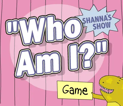 Shanna's Show "Who Am I?" Game logo