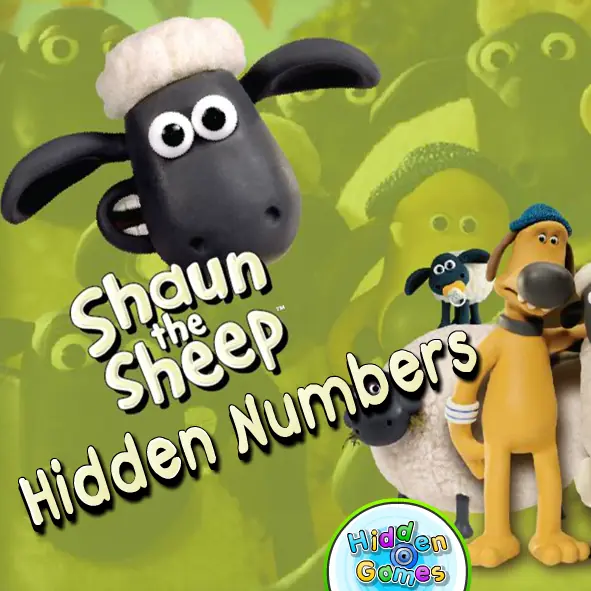 Shaun the Sheep - Hidden Numbers logo