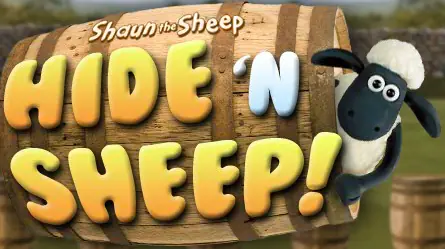Shaun the Sheep: Hide 'N Sheep logo
