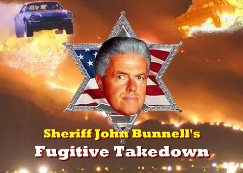 Sheriff John Bunnell's Fugitive Takedown logo