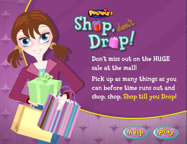 Shop, Don't Drop! logo