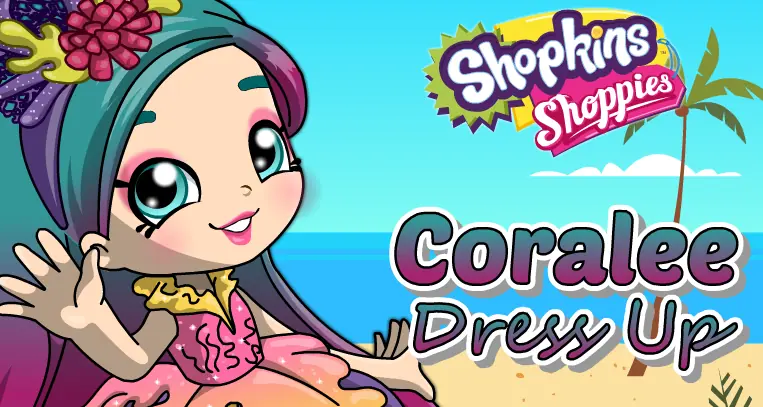 Shopkins Shoppies Coralee Dress Up logo