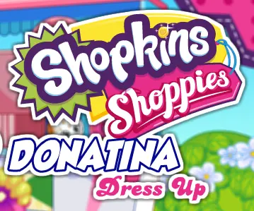 Shopkins Shoppies Donatina Dress Up logo