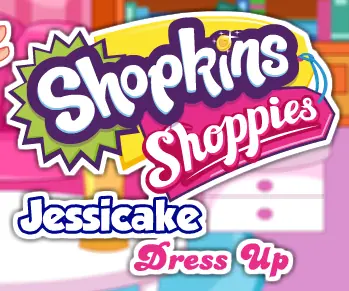 Shopkins Shoppies Jessicake Dress Up logo