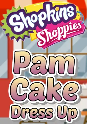 Shopkins Shoppies Pam Cake Dress Up logo