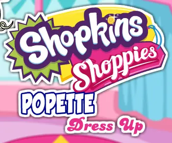Shopkins Shoppies Popette Dress Up logo