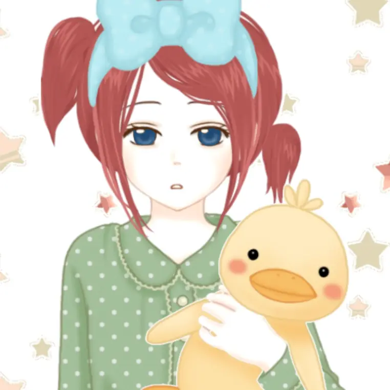 Shoujo manga avatar creator: Pajamas logo