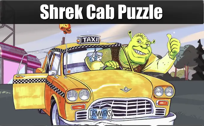 Shrek Cab Puzzle logo