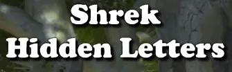 Shrek Hidden Letters logo
