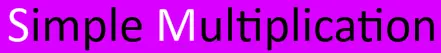 Simple Multiplication logo