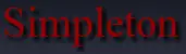 Simpleton logo