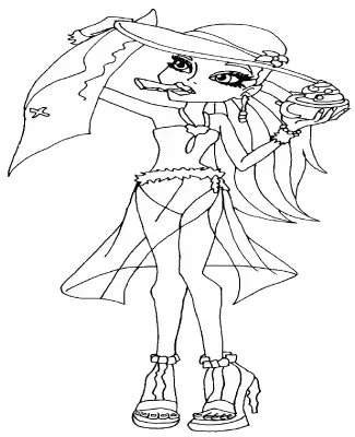 Sindy at the Beach Coloring logo